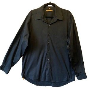 Geoffrey Beene Long-Sleeve Casual Cotton Stretch Shirt Size 16 1/2‎ - 34/35